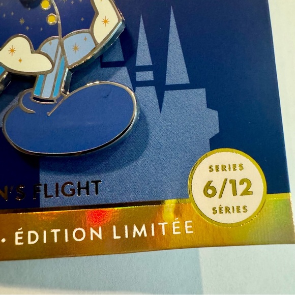 NWT. Disney Mickey Mouse The Main Attraction Peter Pan's Flight LE large Pin - Picture 2 of 8